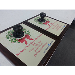 Award plaque  by Custom Graphics and Signs