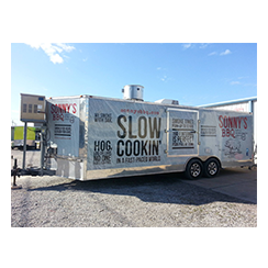 Full trailer designed and fabricated at Custom Graphics and Signs