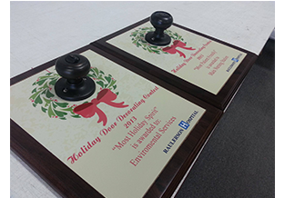 Plaque designed by Custom Graphics and Signs