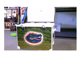 Sports cooler wrap by Custom Graphics and Signs