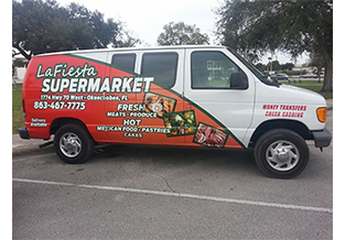 Van wrap by Custom Graphics and Signs