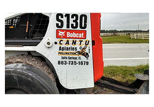 Equipment decal by Custom Graphics and Signs