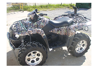 ATV wrap designed by Custom Graphics and Signs