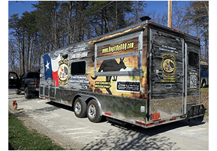 Full trailer wrap by Custom Graphics and Signs