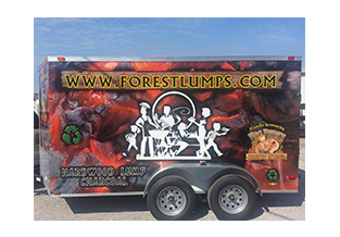 Full trailer wrap by Custom Graphics and Signs